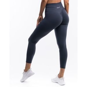 NWOT ECHT Navy Blue Scrunch Ankle Leggings